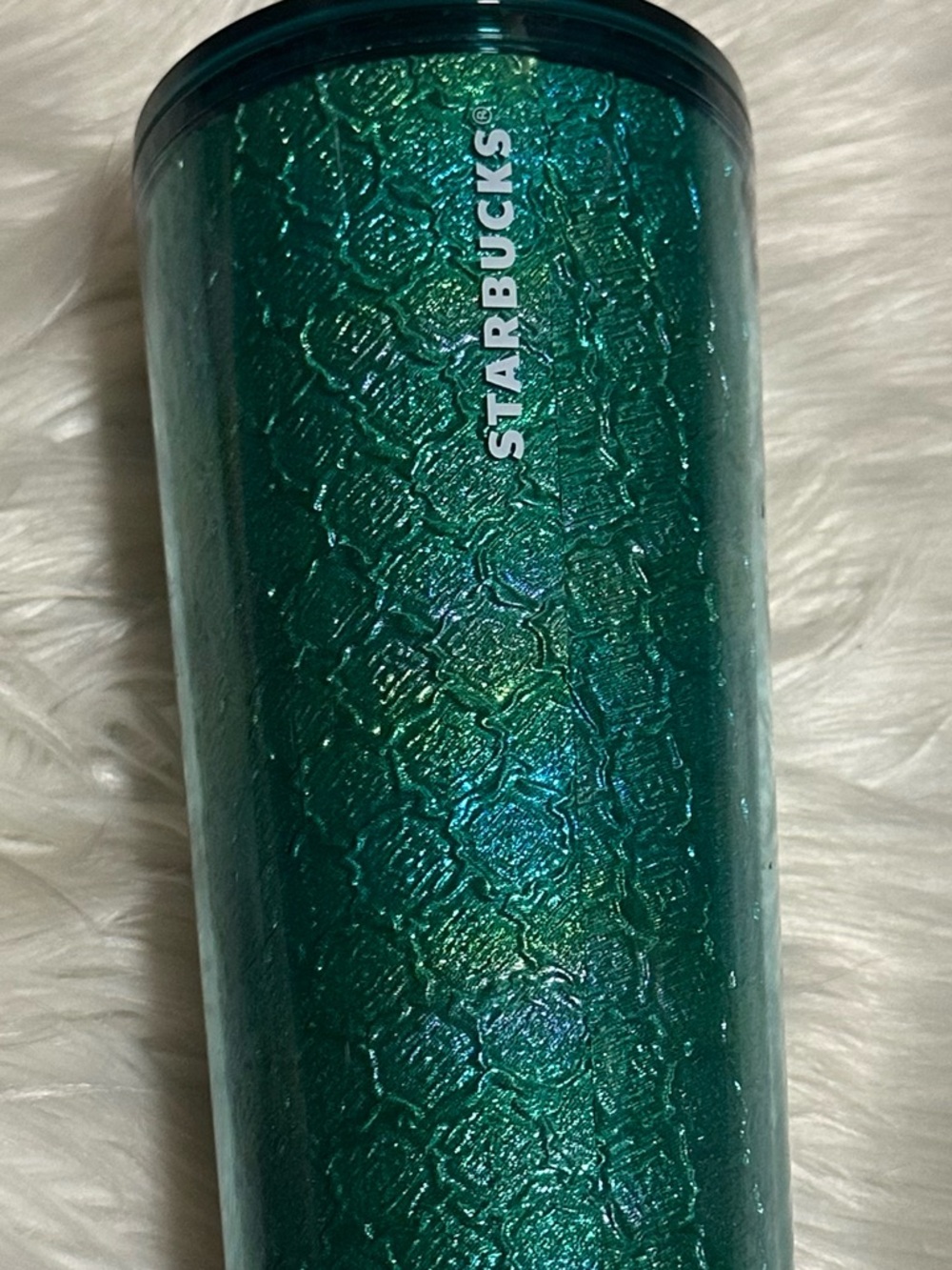 Starbucks Iridescent Textured Emerald Green Tumbler